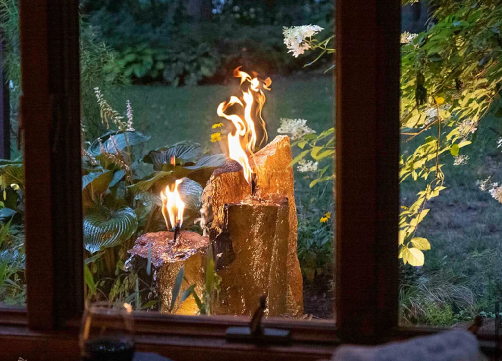 Fire fountain