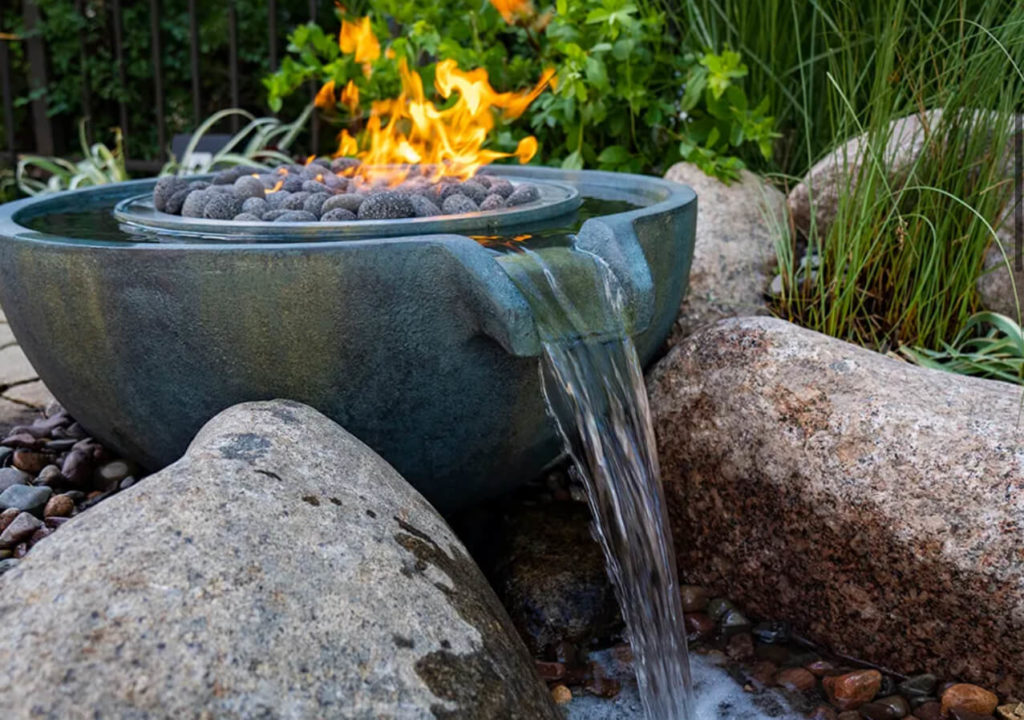 Fire fountain
