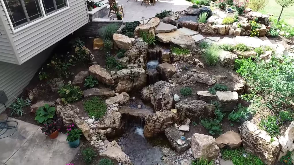Pondless waterfall